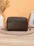 Metal Decor Braided Detail Square Bag