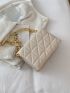 Mini Quilted Flap Chain Square Bag