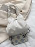 Bow Decor Ruched Bag