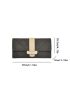 Buckle Decor Long Wallet