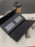 Buckle Decor Long Wallet