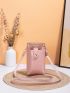 Geometric Graphic Colorblock Phone Wallet