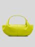 Minimalist Top Handle Ruched Bag
