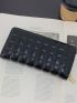 Embossed Detail Long Wallet