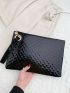 Minimalist Eyelet Detail Square Bag