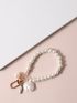 Shell & Faux Pearl Decor Bag Charm