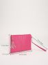 Quilted Tassel Decor Square Bag