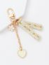 Flower & Heart Decor Bag Charm