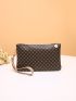 Geometric Graphic Clutch Bag