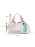Litchi Embossed Square Bag