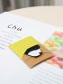 Panda Pattern Color Block Card Holder