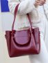3pcs Minimalist Square Bag Set