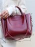 3pcs Minimalist Square Bag Set