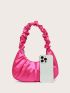 Minimalist Satin Ruched Bag