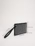 Rhinestone Decor Square Bag