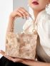 Mini Marble Pattern Box Bag