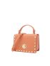 Studded Decor Flap Square Bag