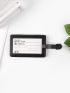 Letter Graphic Luggage Tag