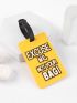 Slogan Graphic Bag Charm