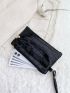 Crocodile Embossed Square Bag