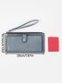 Snap Button Long Wallet