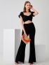 Pom Pom Decor Flap Straw Bag
