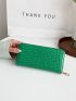 Crocodile Embossed Long Wallet