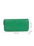 Crocodile Embossed Long Wallet