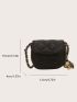 Mini Quilted Flap Square Bag