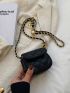 Mini Quilted Flap Square Bag