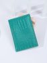 Crocodile Embossed Passport Case