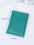 Crocodile Embossed Passport Case