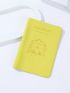 Plane & Letter Graphic Passport Case