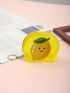 Clear Fruit Patch Detail Coin Purse