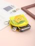 Clear Fruit Patch Detail Coin Purse