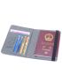 Plane & Letter Graphic Passport Case