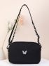 Mini Butterfly Decor Square Bag