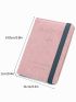 Plane & Letter Graphic Passport Case