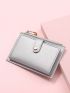 Metallic Button Decor Card Holder
