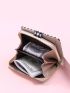Houndstooth Pattern Small Wallet