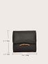 Litchi Embossed Metal Decor Card Holder