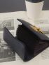 Litchi Embossed Metal Decor Card Holder