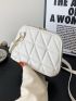 Minimalist Quilted Detail Dome Bag
