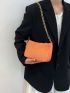 Minimalist Chain Straw Bag