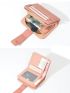 Argyle Quilted Button Decor Small Wallet