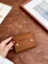 Letter Embossed Coin Purse