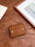 Letter Embossed Coin Purse