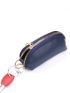 Litchi Embossed Zip Around Coin Purse
