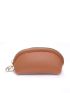 Litchi Embossed Zip Around Coin Purse
