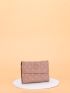Metal Decor Quilted Card Holder